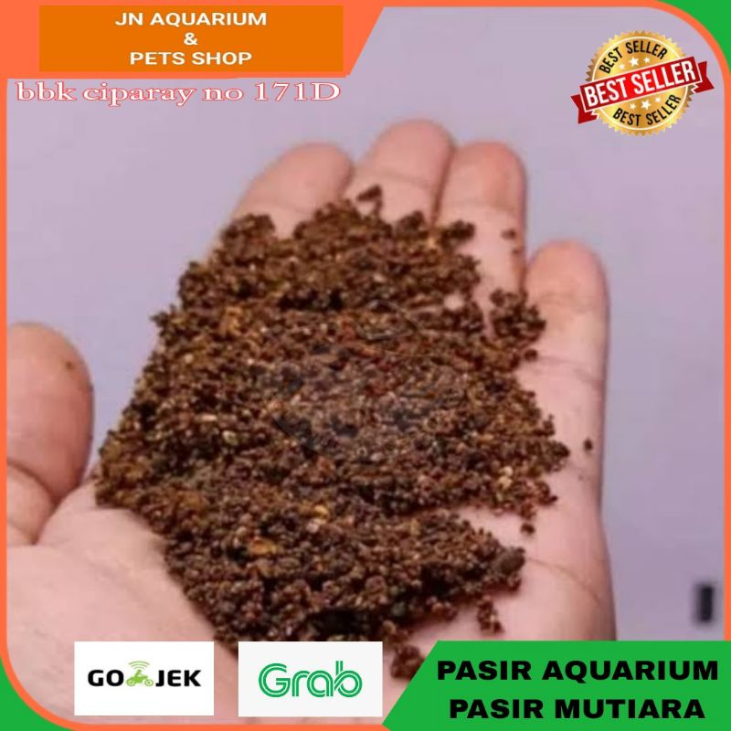PASIR MUTIARA COKLAT / PASIR AQUASCAPE / PASIR AQUARIUM / SUBTRAT AQUASCAPE