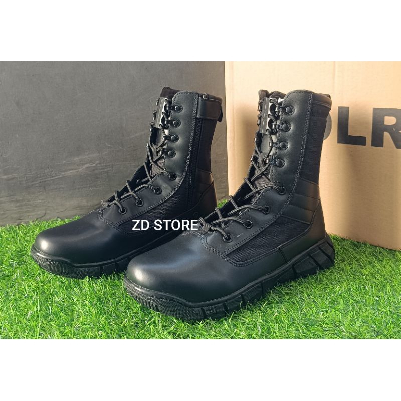 Sepatu PDL Jatah Polri Hitam 2023+Magnet Zubits Original