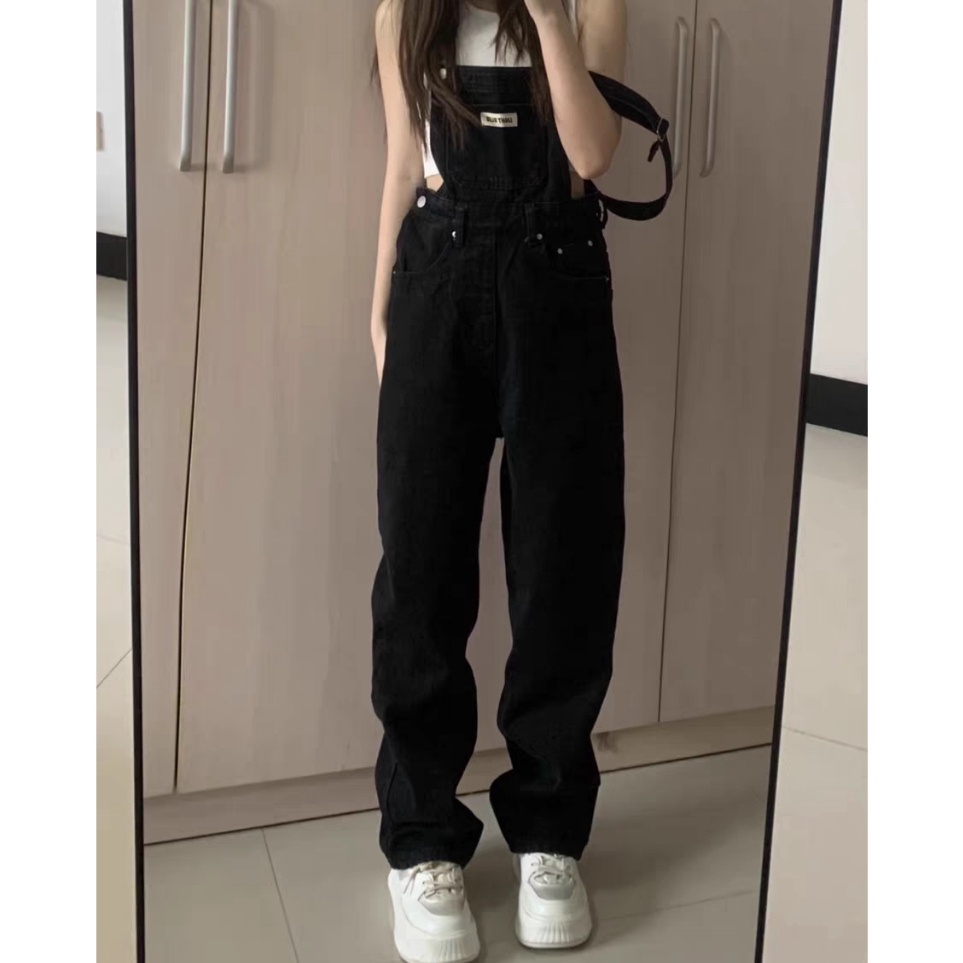 KODE R15F Jumpsuit Wanita Celana Jeans Wanita One Set Wanita Kekinian Kulot Baju Korean Style Wanita