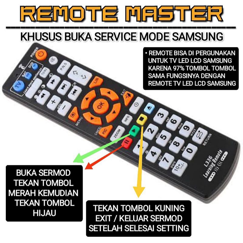 REMOT REMOTE MASTER FACTORY SERVICE MODE TV SAMSUNG REMOTE SAKTI BUKA FACTORY MODE TV LED SAMSUNG