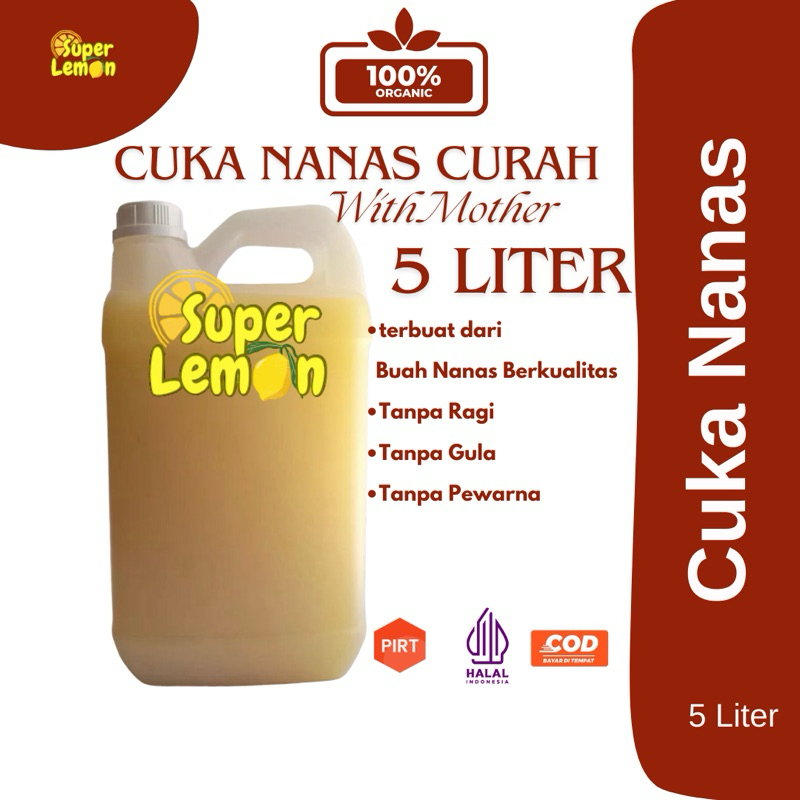 

5Liter Cuka Nanas Curah With Mother Grosir