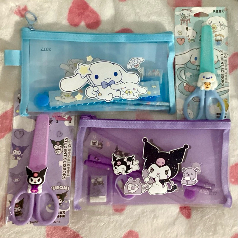 

Alat Tulis Kotak Pensil Stationary Set Sanrio Cinnamoroll & Kuromi