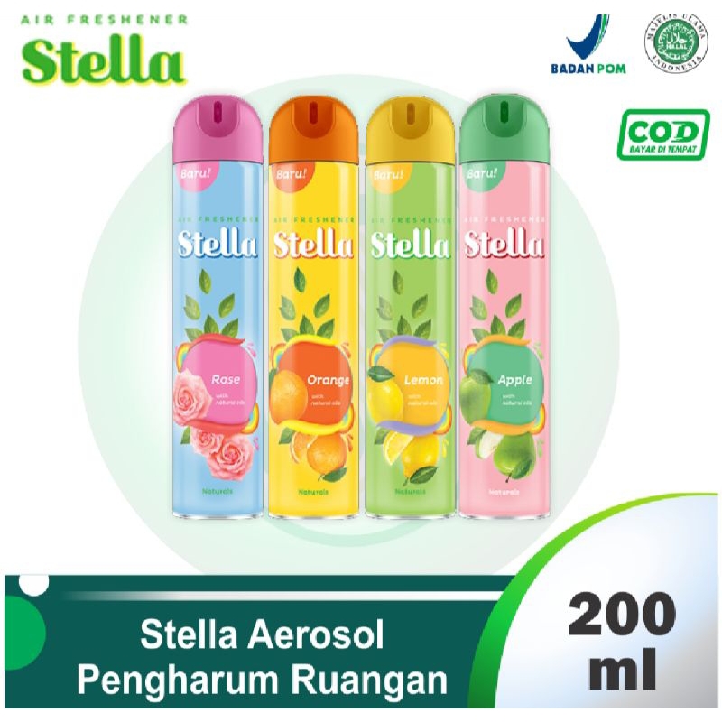 Stella Aerosol Pengharum Ruangan 200ml - Stella Pengharum Ruangan