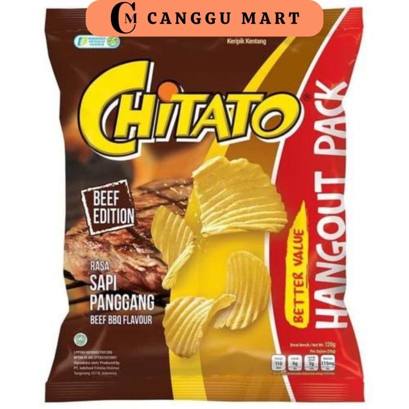 

Chitato Beef Barbeque Hangout Pack 120 gr Sapi Panggang