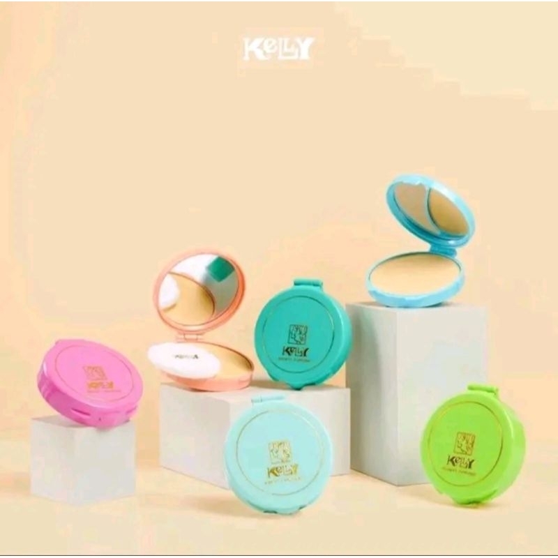KELLY BEDAK PADAT ORIGINAL BPOM BEAUTY COMPACT POWDER / BEDAK KELLY / TWC KELLY BEAUTY POWDER