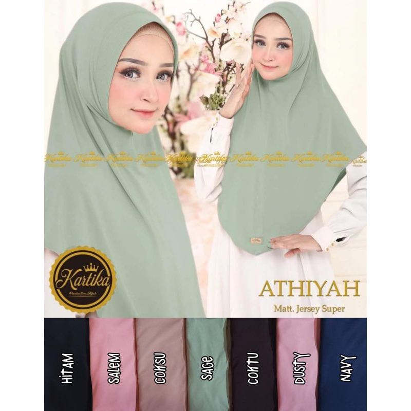 Jilbab instan Athiyah ped