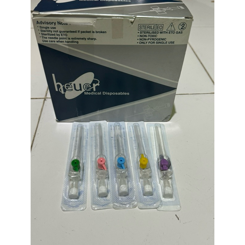 HEURER  IV cannula with luer lock / iv wing / inflo plus / ECERAN 1 PCS