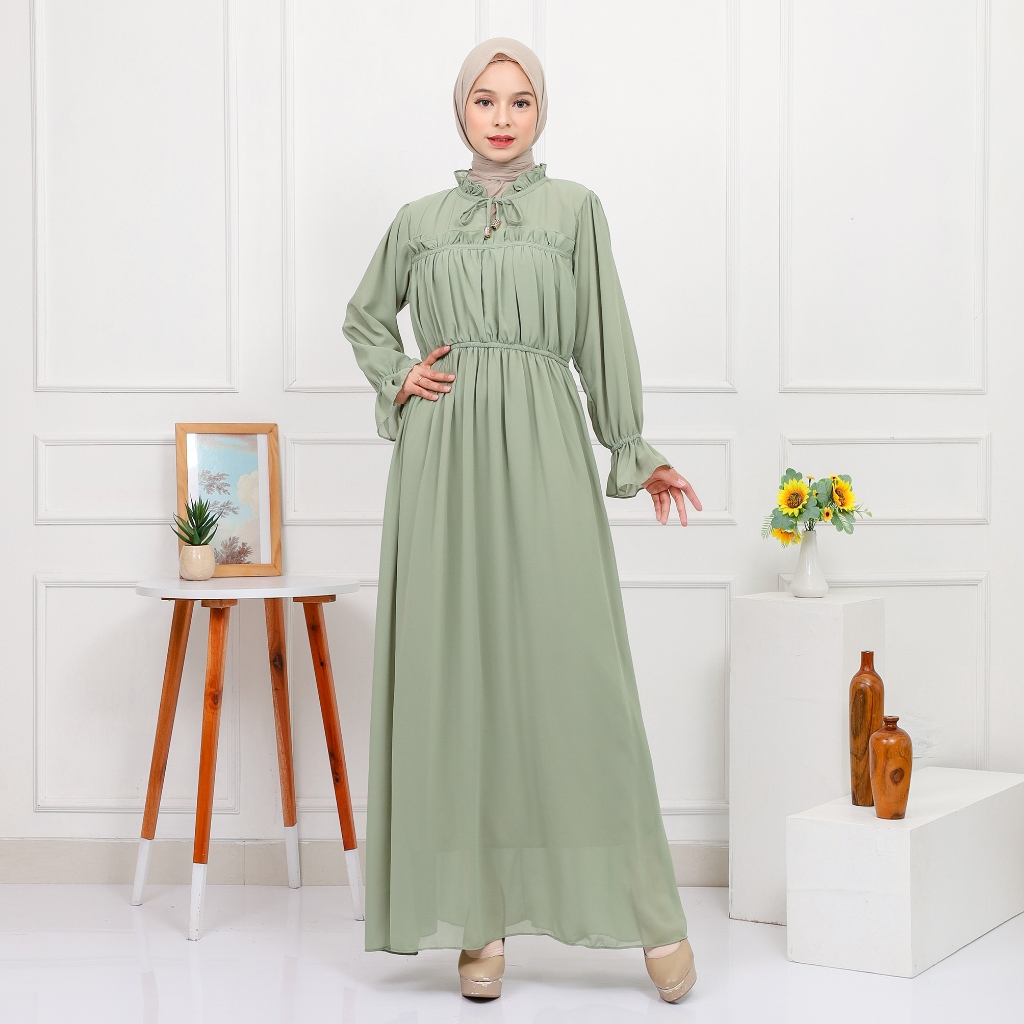 Gamis Maxy Dress Ceruti CRT Loly