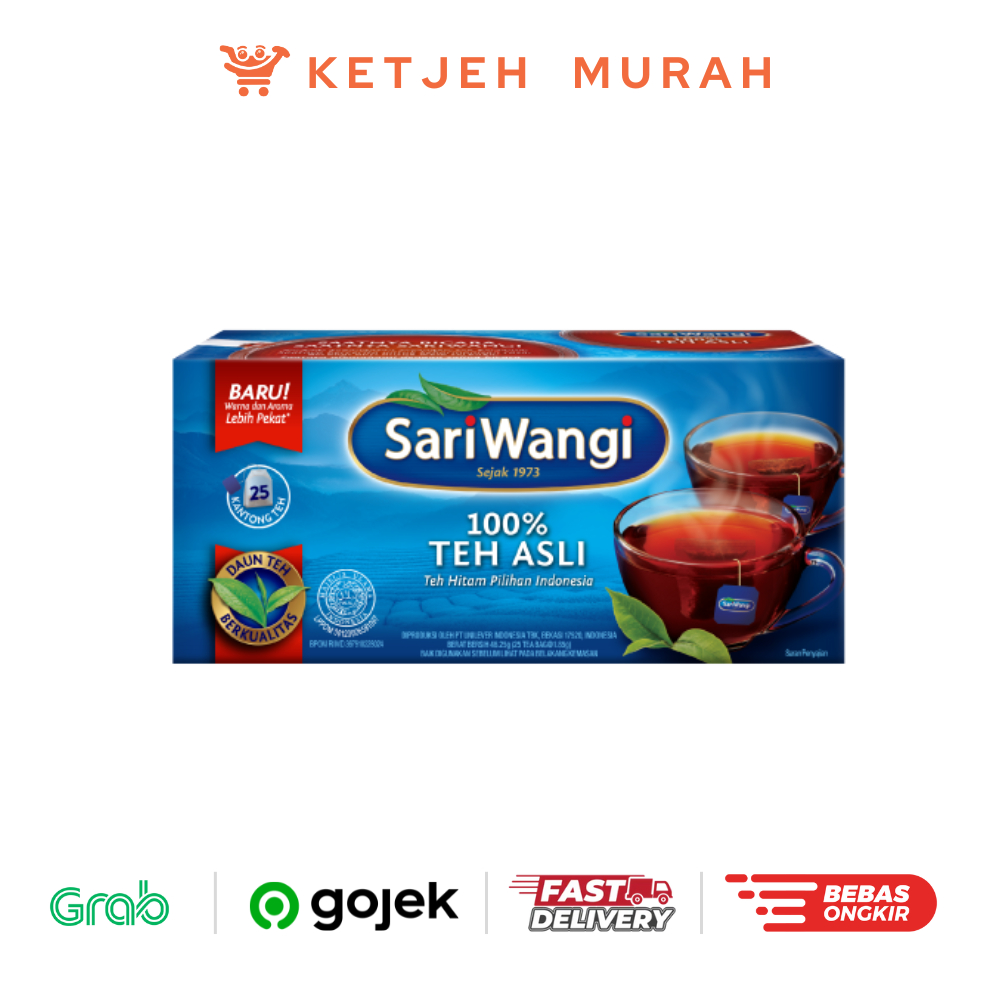 

Sari Wangi Teh Celup isi 25 Sachet Kantong Teh