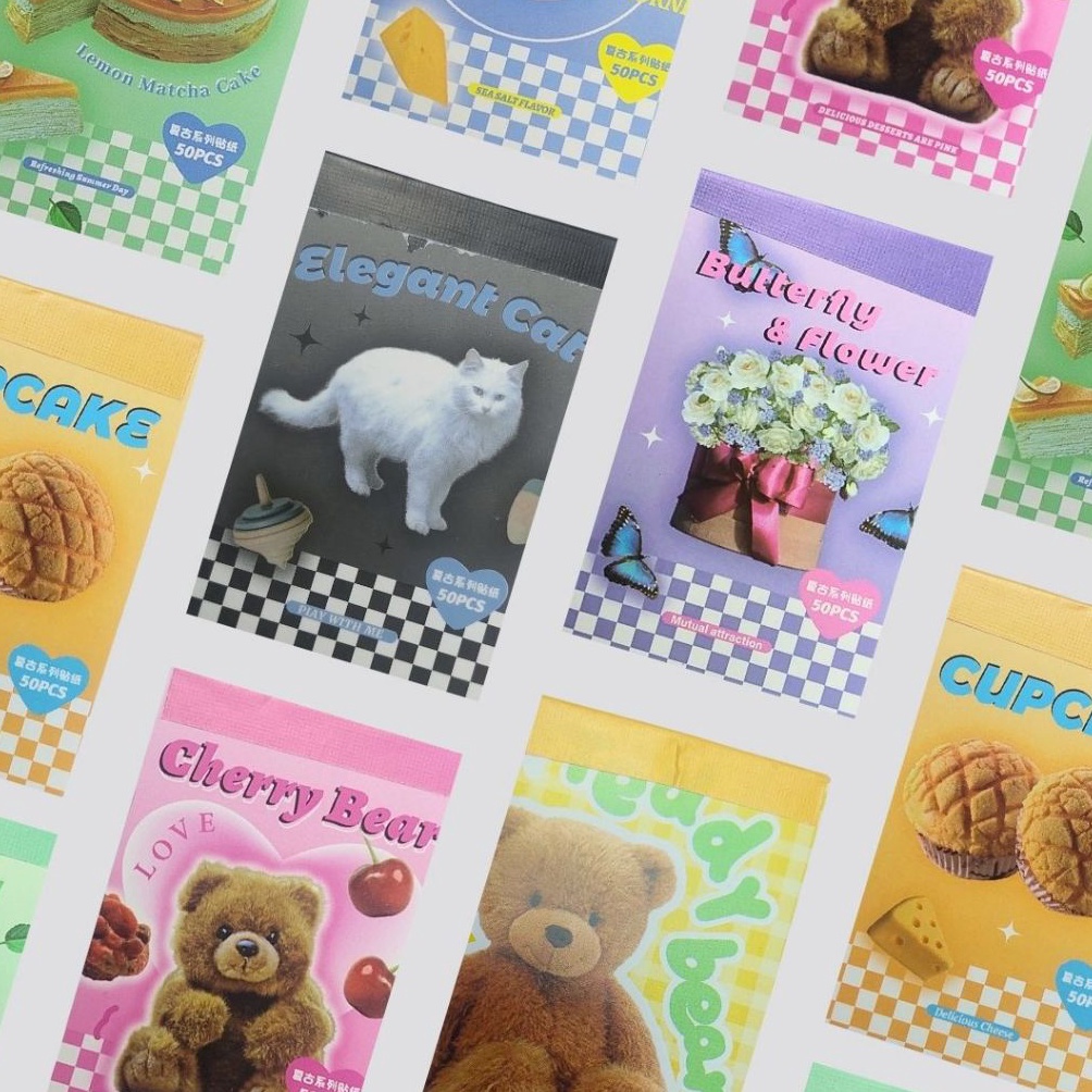 

GEBYAR PROMO CUTE DODO MINI STICKER BOOK bahan paper aesthetic scarpbook decorative