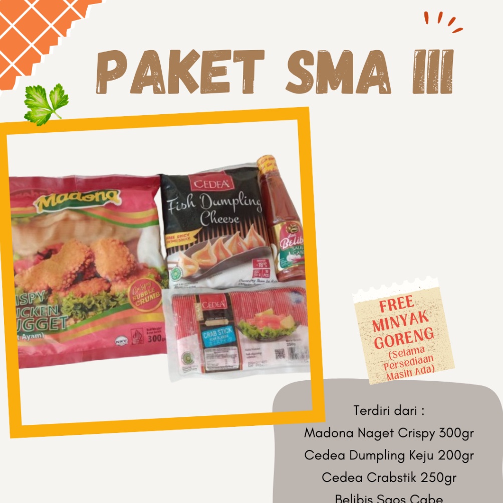 

DAHSYAT Paket Frozen Food Paket Ramadhan Paket Murah SMA III