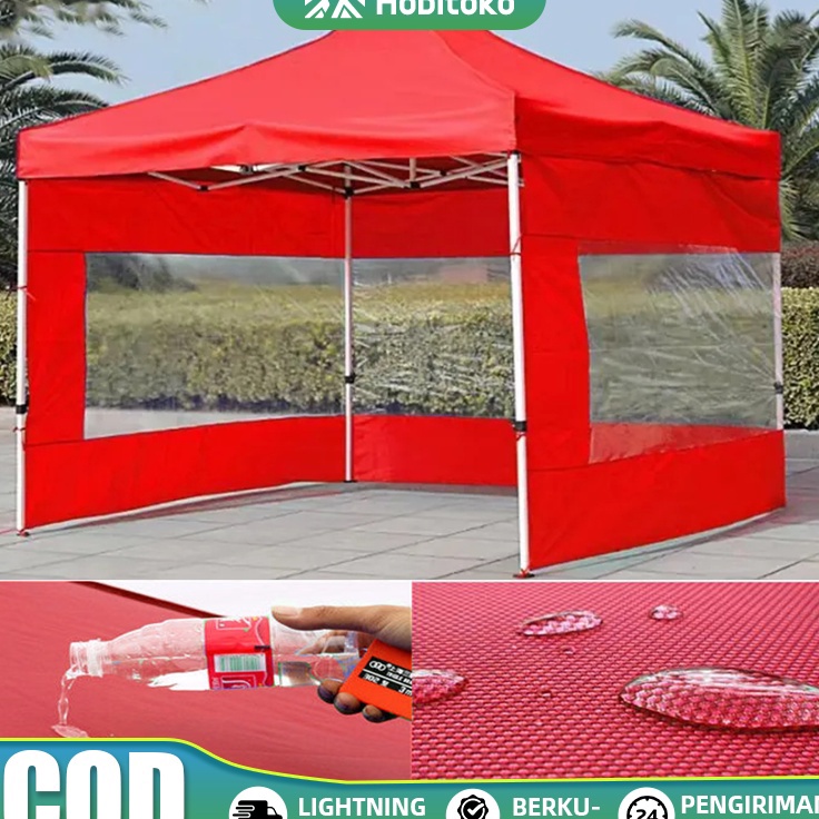 Hot Popular  SPEEDS Tenda Lipat Dinding MikaKombinasi Polos Berbagai Ukuran Tenda Lipat Mika Dinding