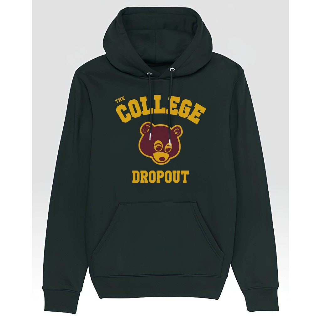 Hoodie The COLLEGE DropOut Premium FLeece sweater jacket black clothing