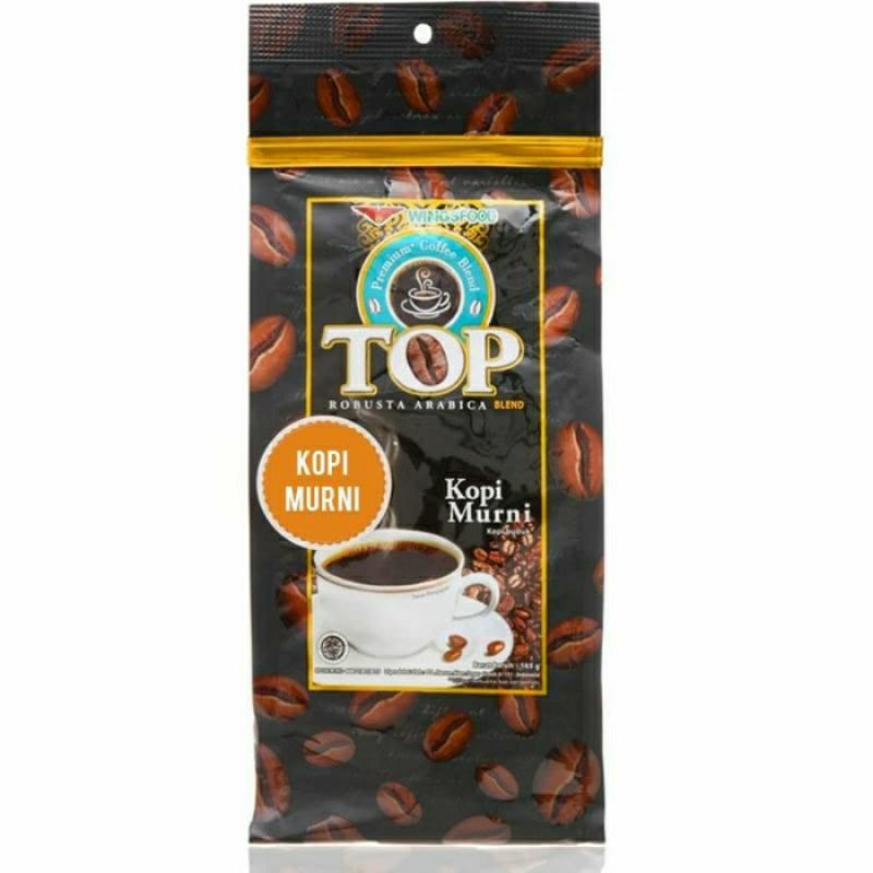 

top kopi murni, top kopi robusta arabica blend 158 gram