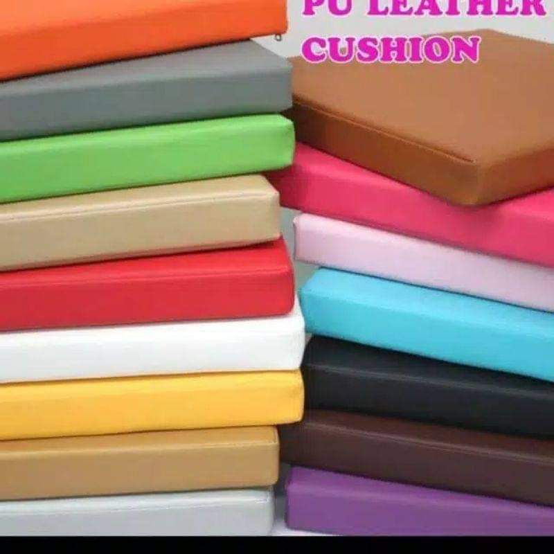 Alas duduk busa ukuran 40x40x5 untuk kursi kayu - bantal lan duduk lesehan - busa kursi alas duduk