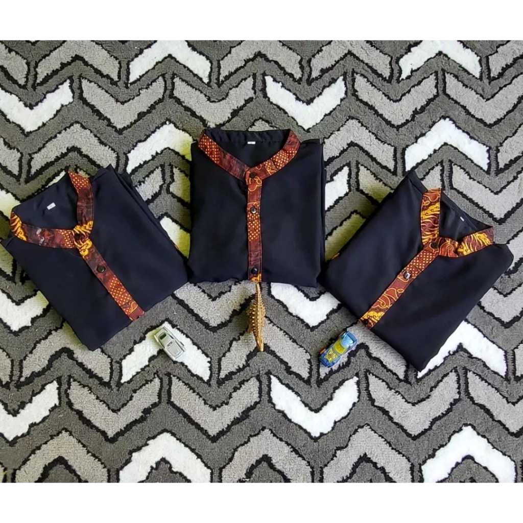 Baju pangsi anak laki-laki 1 set sd dan tk setelan adat sunda tradisional usia 4 sampai 10 tahun