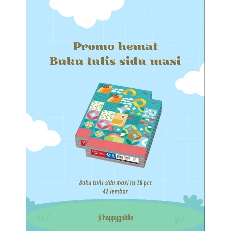 

Buku Sidu Maxi 42 isi 5 pcs