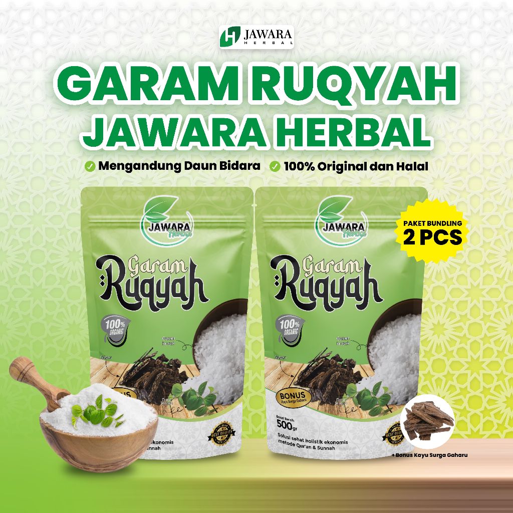 

Garam Ruqyah Bundling 2pcs | Garam Rukiyah | Garam Ruqiyah