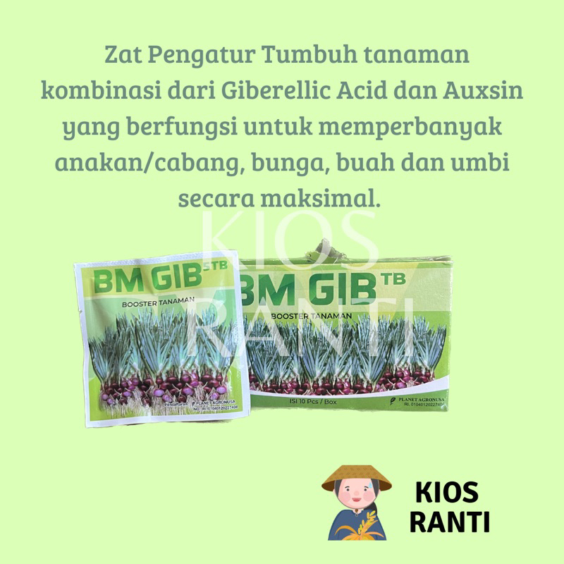 BM GIB BOOSTER TANAMAN/ ZAP PENGATUR TUMBUH