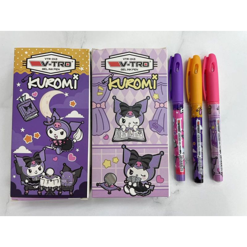 

pen gel KUROMI/SANRIO tinta hitam