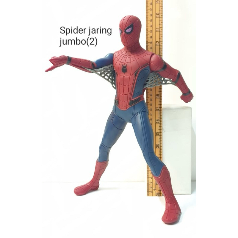 action figure spiderman jaring jumbo