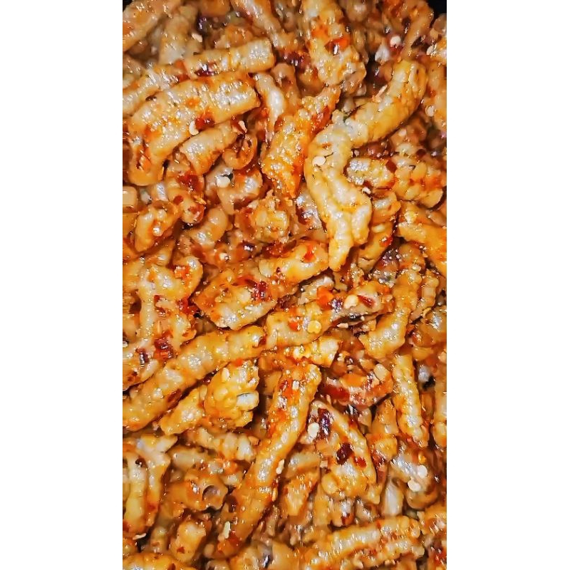 

Usus Crispy Cikruh Pedas Chili Oil / Usus Cikruh Renyah Pedas Enak