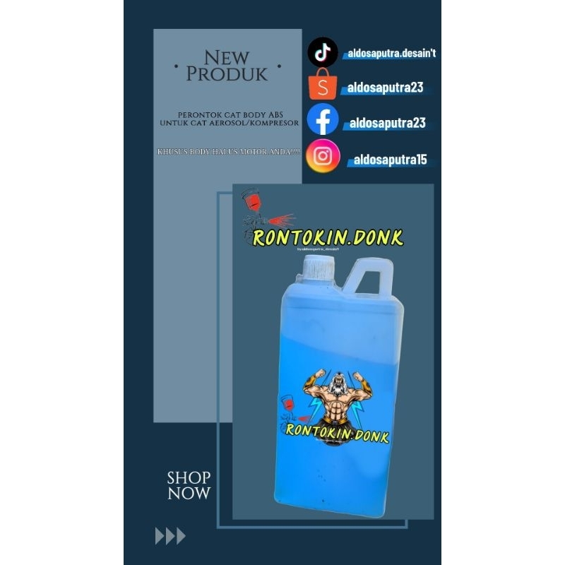 Perontok cat  body ABS/plastik (body halus motor anda) untuk cat aerosol (Pilok)dan kompresor