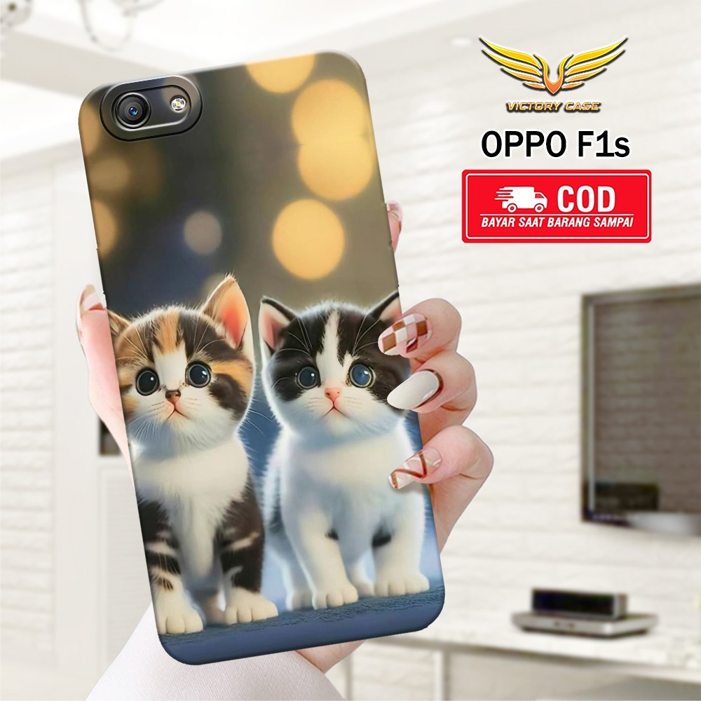 New Kucing Case - Softcase Oppo F1s Terbaru - Case Hp Oppo F1s - Casing Oppo F1s - Case Lentur & Teb