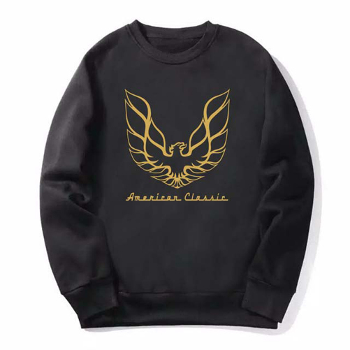 Sweater Pontiac Firebird Trans Am American Classic Eagle Logo Crewneck Bahan Cotton Fleece | Ready S