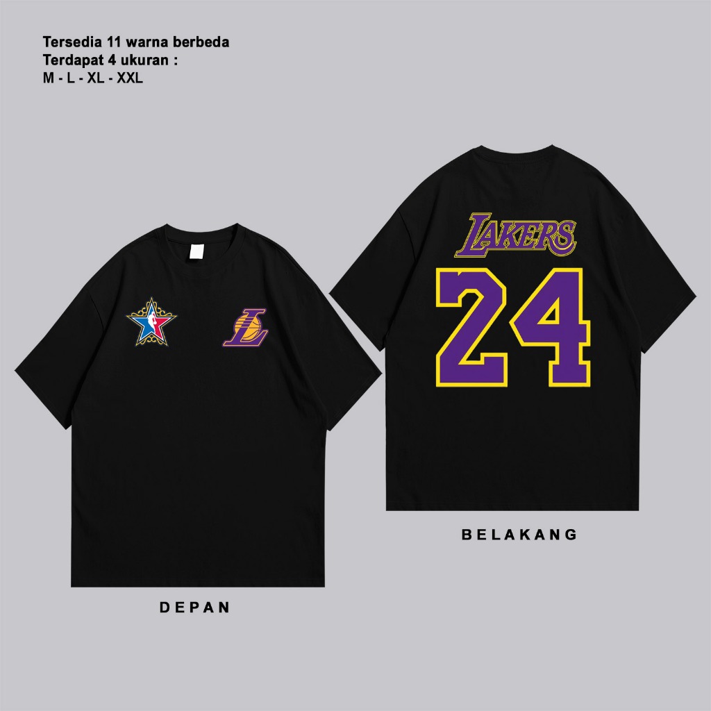 Kaos Pria / Kaos Lakers / Kaos Distro Original / Kaos Pria Model kekinian