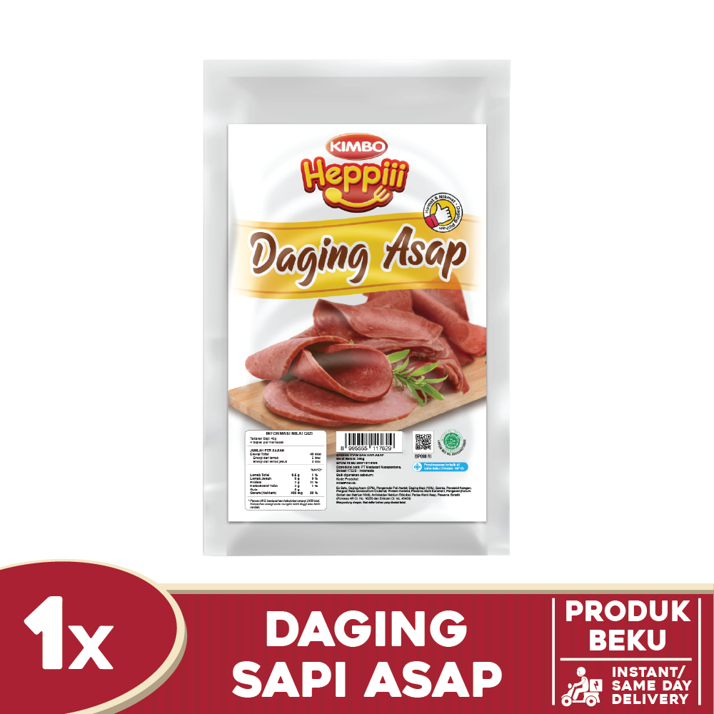 

KIMBO Heppiii Daging Asap 200g