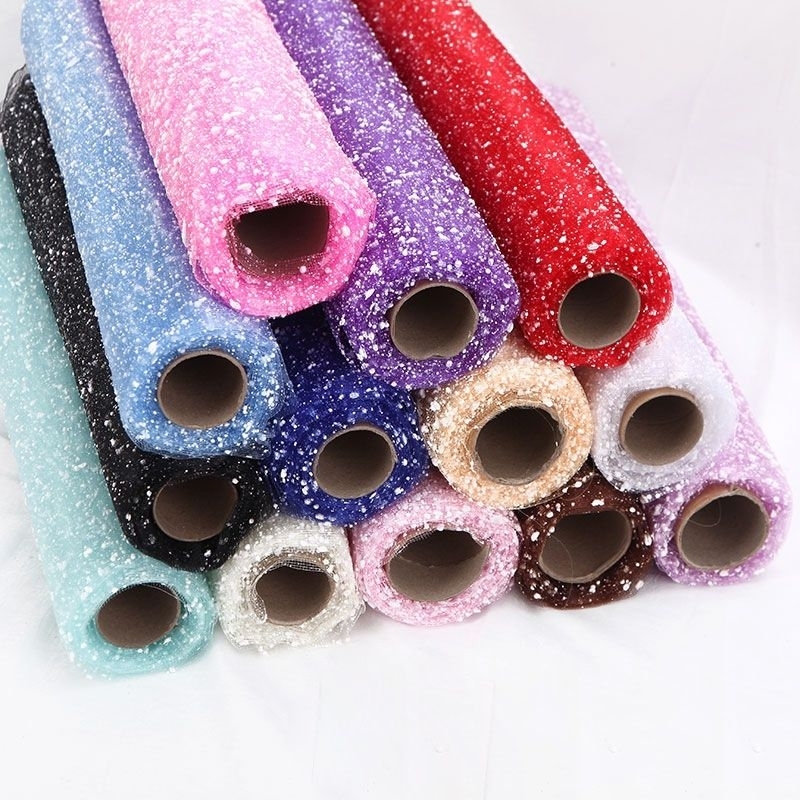 Kertas Buket Salju Snowy Wrapping Paper Kertas Buket Tile Salju