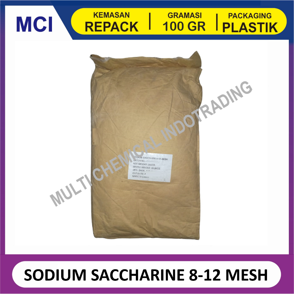 

SODIUM SACCHARINE 8-12 MESH SAKARIN PEMANIS 300-400x GULA - 100 GR