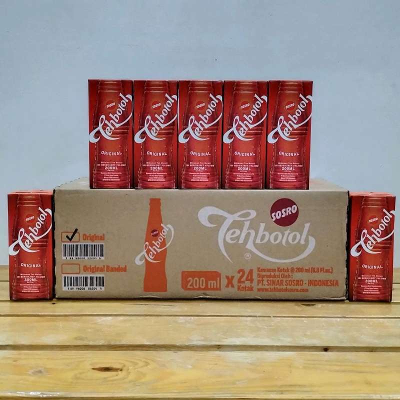 

Teh Botol Sosro Kotak 200ml 1 Dus Isi 24pcs Minuman Segar Nikat Enak Buka Puasa