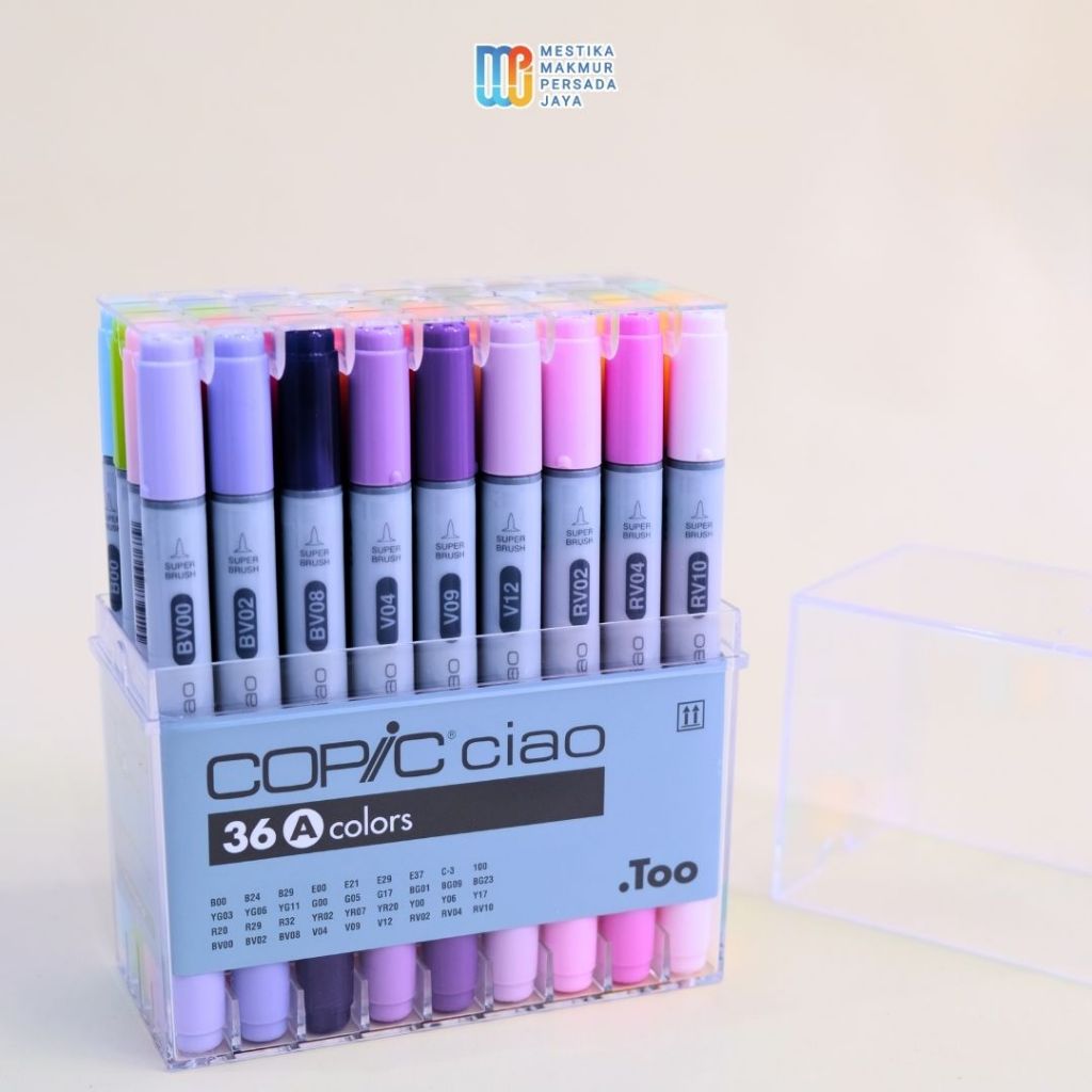 

Copic Spidol Warna Ciao Set 36 A Colors Spidol Marker Untuk Seni / Spidol Warna Warni 1 Set #CCM/36A