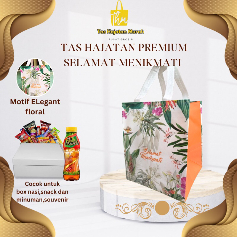 

Tas Hajatan Premium Selamat Menikmati 22x22 isi 12 pcs