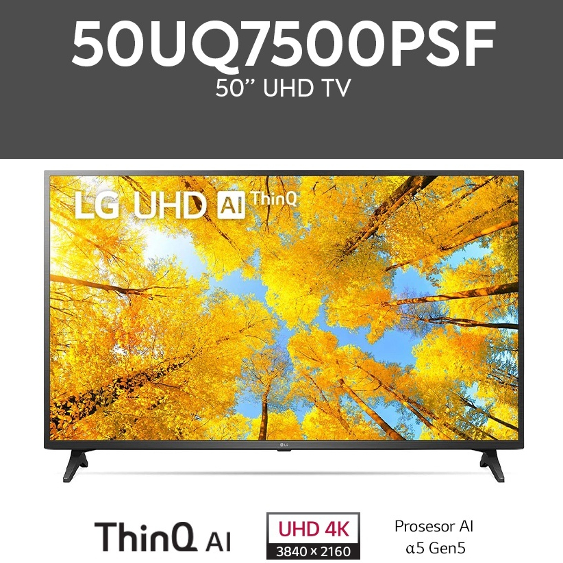 LED LG 50 INCH SMART TV 50UQ7500PSF