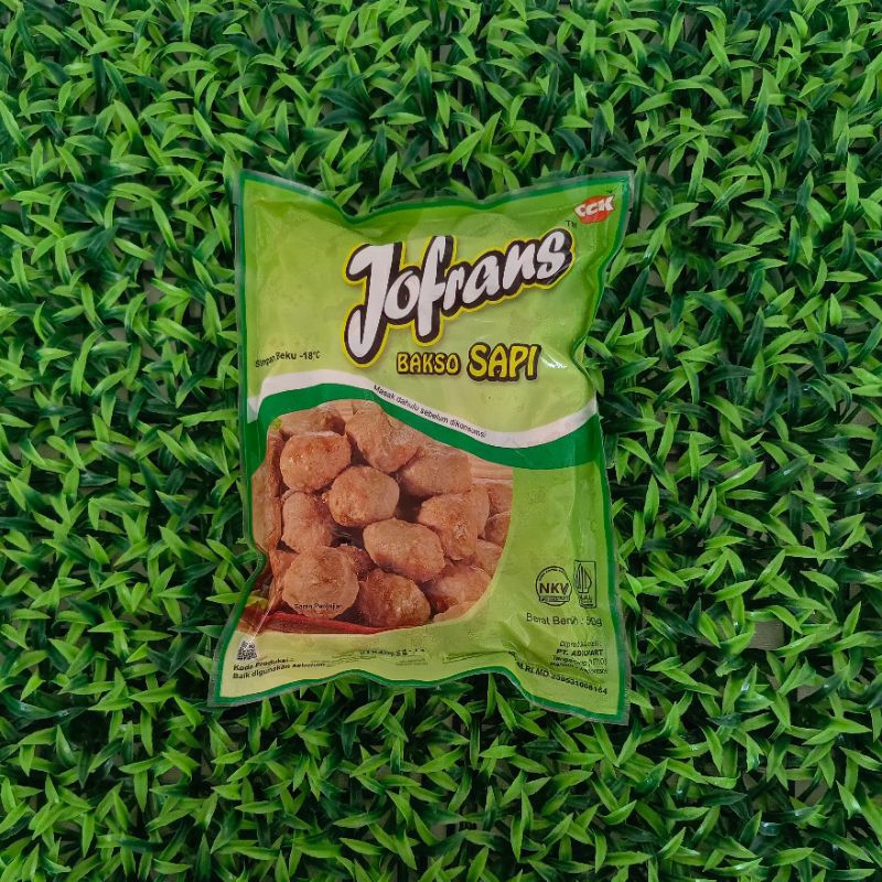 

Jofrans Bakso Sapi Isi 50 - Berat 500gr