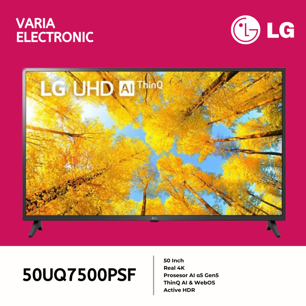 LED TV LG 50 Inch 50UQ7500PSF 4K Smart TV