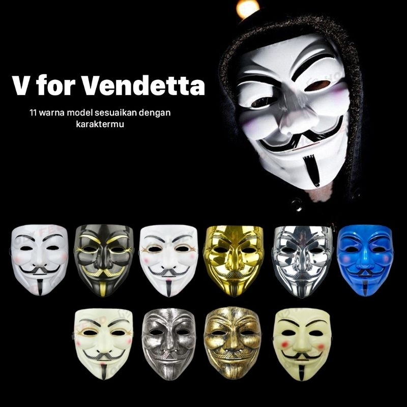 Topeng Anonymous Hacker Vendetta