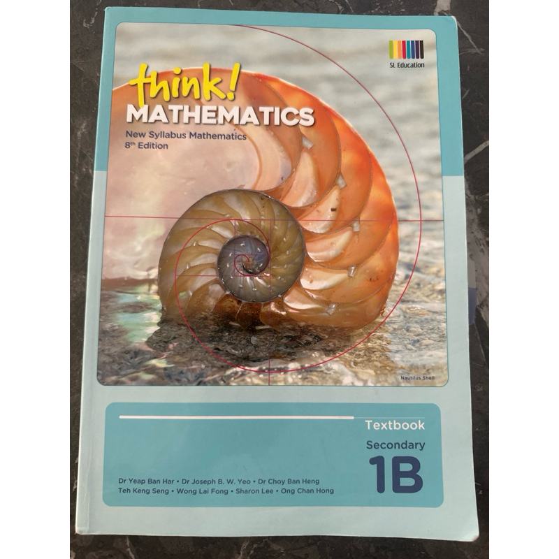 Buku Mathematics think - New Syllabus Mathematics textbook 1B