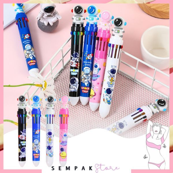 

SS Pulpen Mekanik 10 Warna Pena Mekanik Motif Boneka Astronot 3d Bolpen Gel Tinta 10 Warna Karakter Lucu Dengan Pilihan Warna Beragam Alat Tulis Sekolah Anak Super Imut