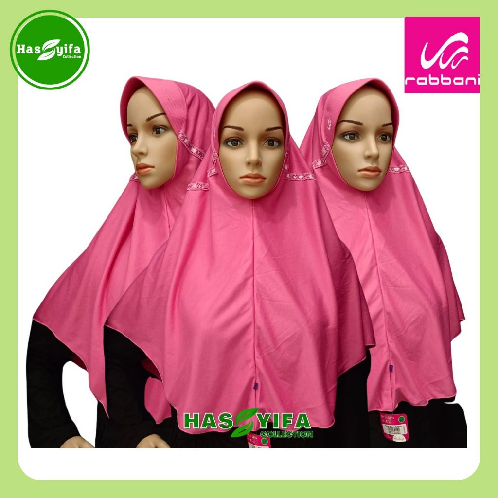 Kerudung Rabbani Innova Warna Freach Pink Kode 807 Hijab Instan Pita Serut