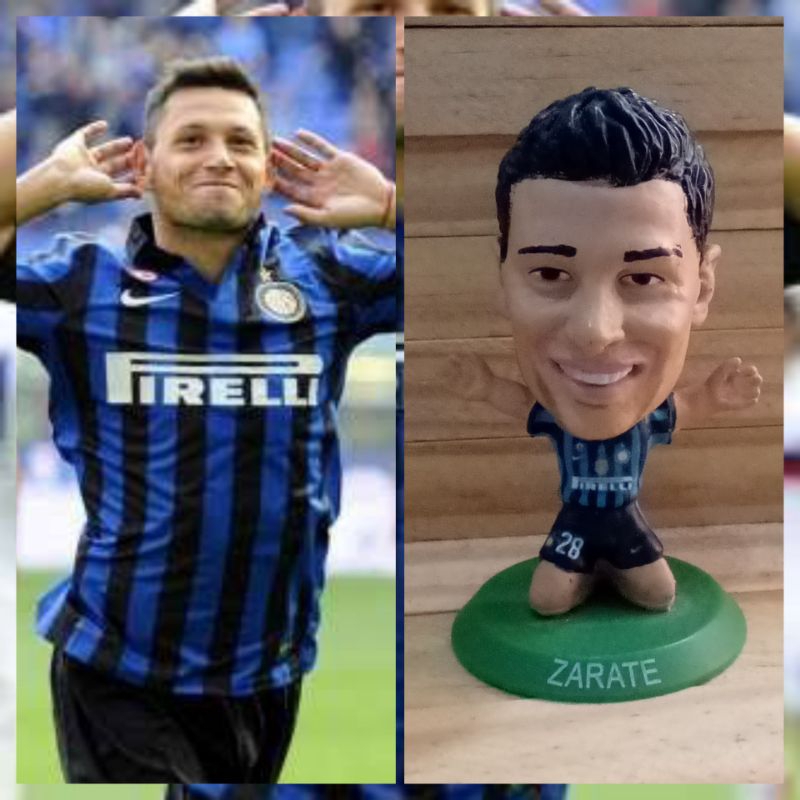 Figure Bola Soccerstarz Repaint Zarate Inter Milan