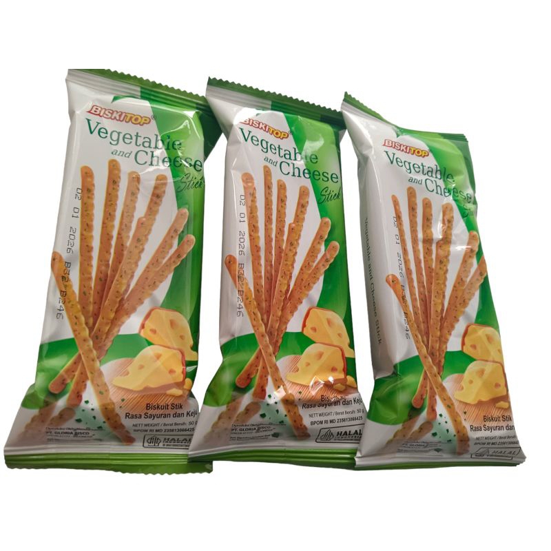 

Biskitop vegetable and cheese stick50gr