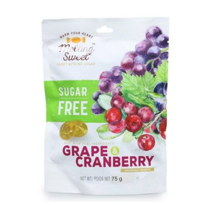 

Sweet Melt - Grape & Cranberry Sugar Free 75 Gr