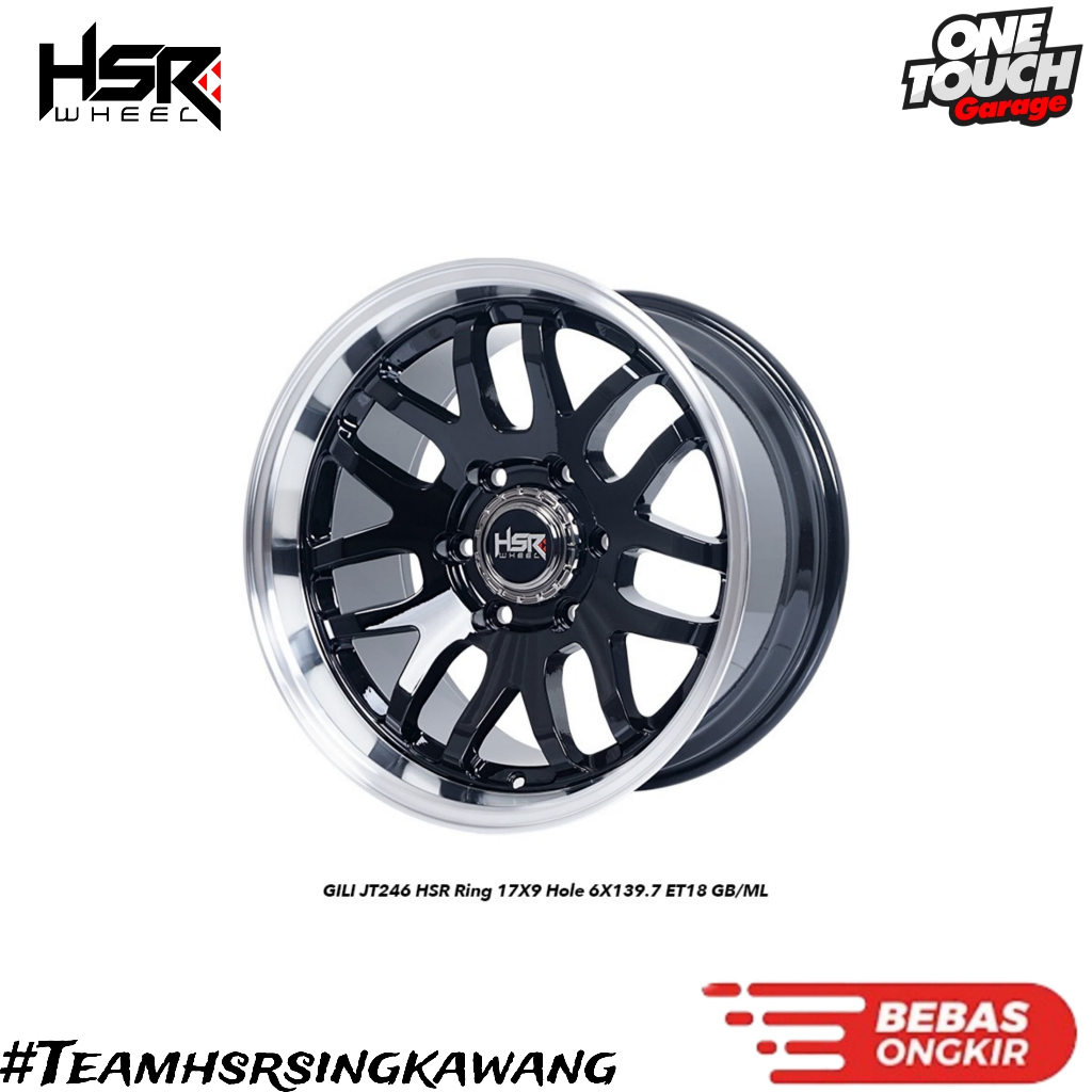 Velg mobil fortuner, pajero, hillux, triton hsr gili ring 17
