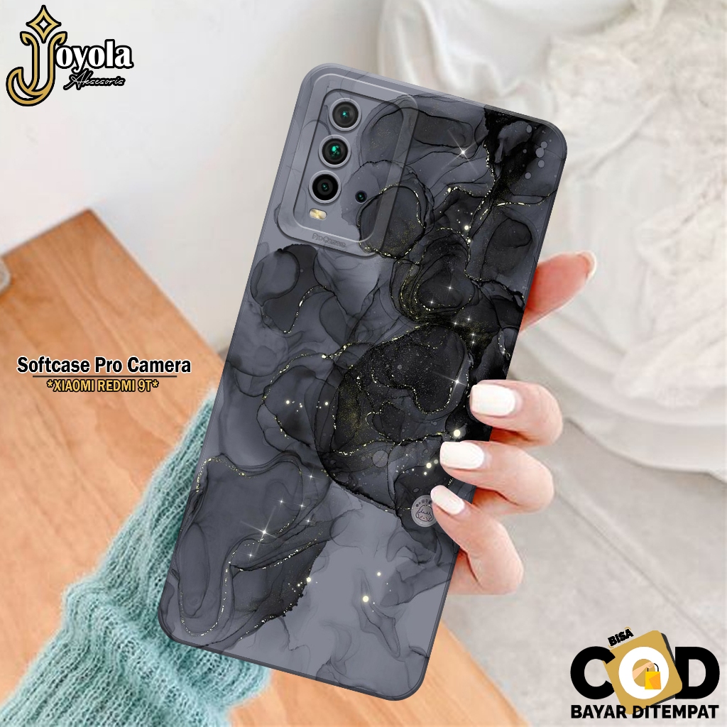 JOYOLA Case XIAOMI REDMI 9T Terbaru - Fahion Case Abstrak - Softcase  XIAOMI REDMI 9T - Pro Camera -