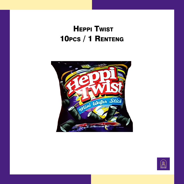 

Heppi Twist 8gr x 10 Pcs - Heppi Twist Mini Wafer Stick