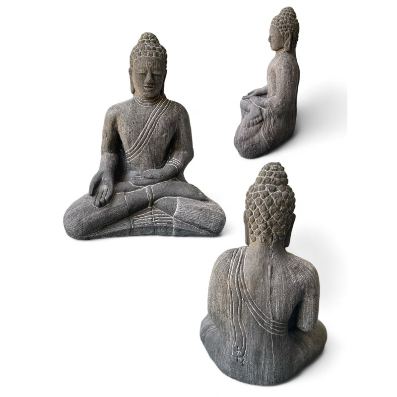 Patung Budha Duduk hiasan aquarium